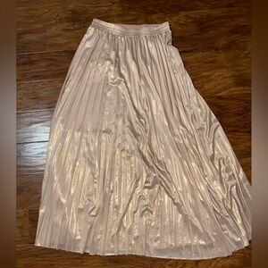 Kori Shimmering Cream A-Line Skirt